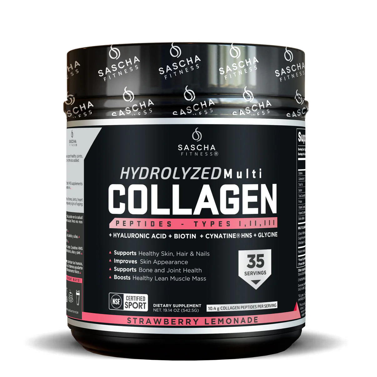 Colágeno Hidrolizado Sascha Fitness - 469 Gr