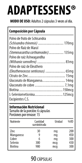 Adaptassens - Nutrabiotics x90caps
