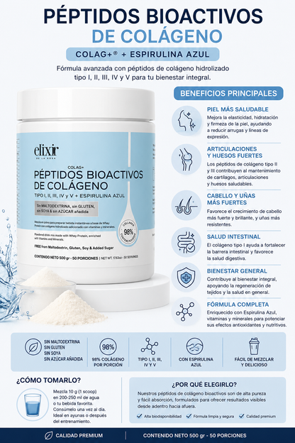 Peptidos Bioactivos de Colagano - Elixir