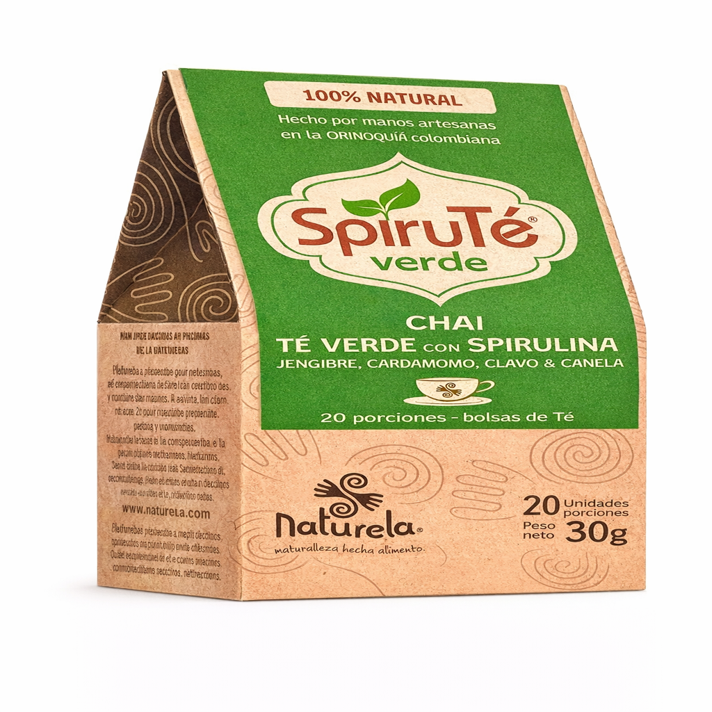 Spiruté Verde Con Spirulina 20UND - Naturela x30g