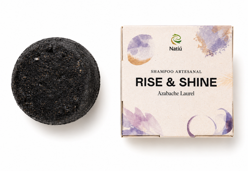 Shampoo Sólido Artesanal Azabache & Laurel – OIRIS (NATIU)
