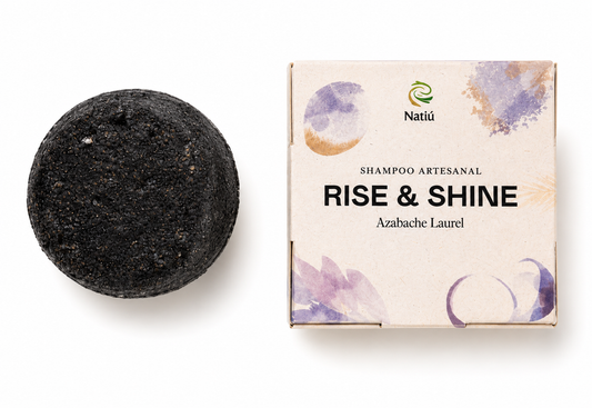 Shampoo Sólido Artesanal Azabache & Laurel – OIRIS (NATIU)