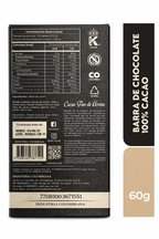 Barra De Chocolate 100% Cacao - Lok x60g