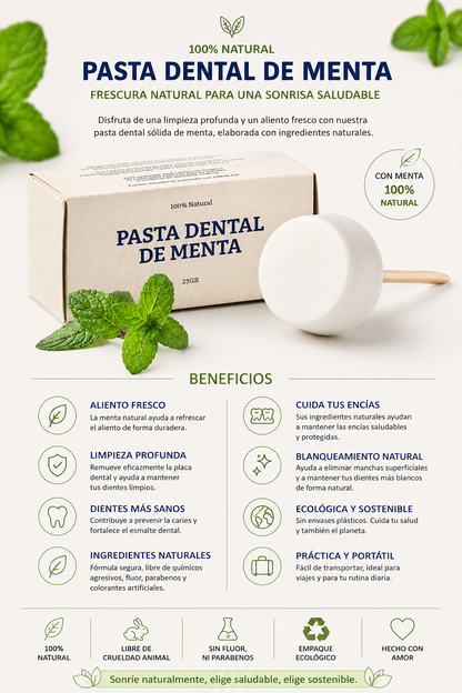 Pasta dental solida (Pastillas) - OIRIS