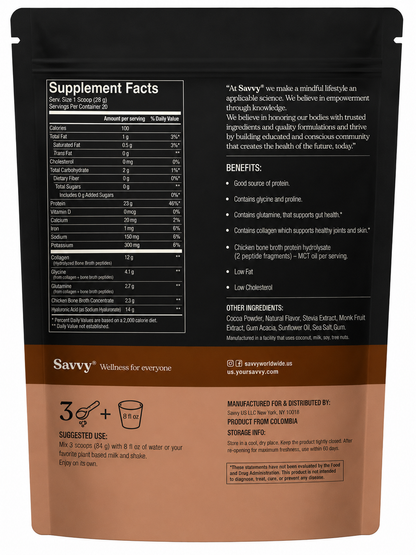 Bone Broth Power Chocolate - Savvy