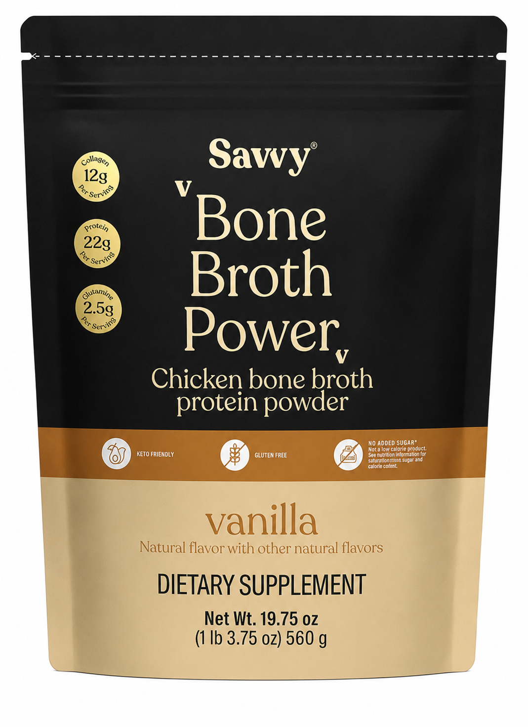 Bone Broth Power Caramel Vainilla - Savvy