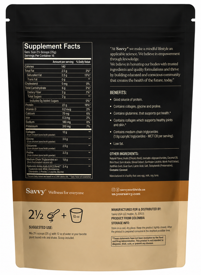 Bone Broth Power Caramel Vainilla - Savvy