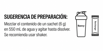 Sales minerales | Recharge - Savvy x120g