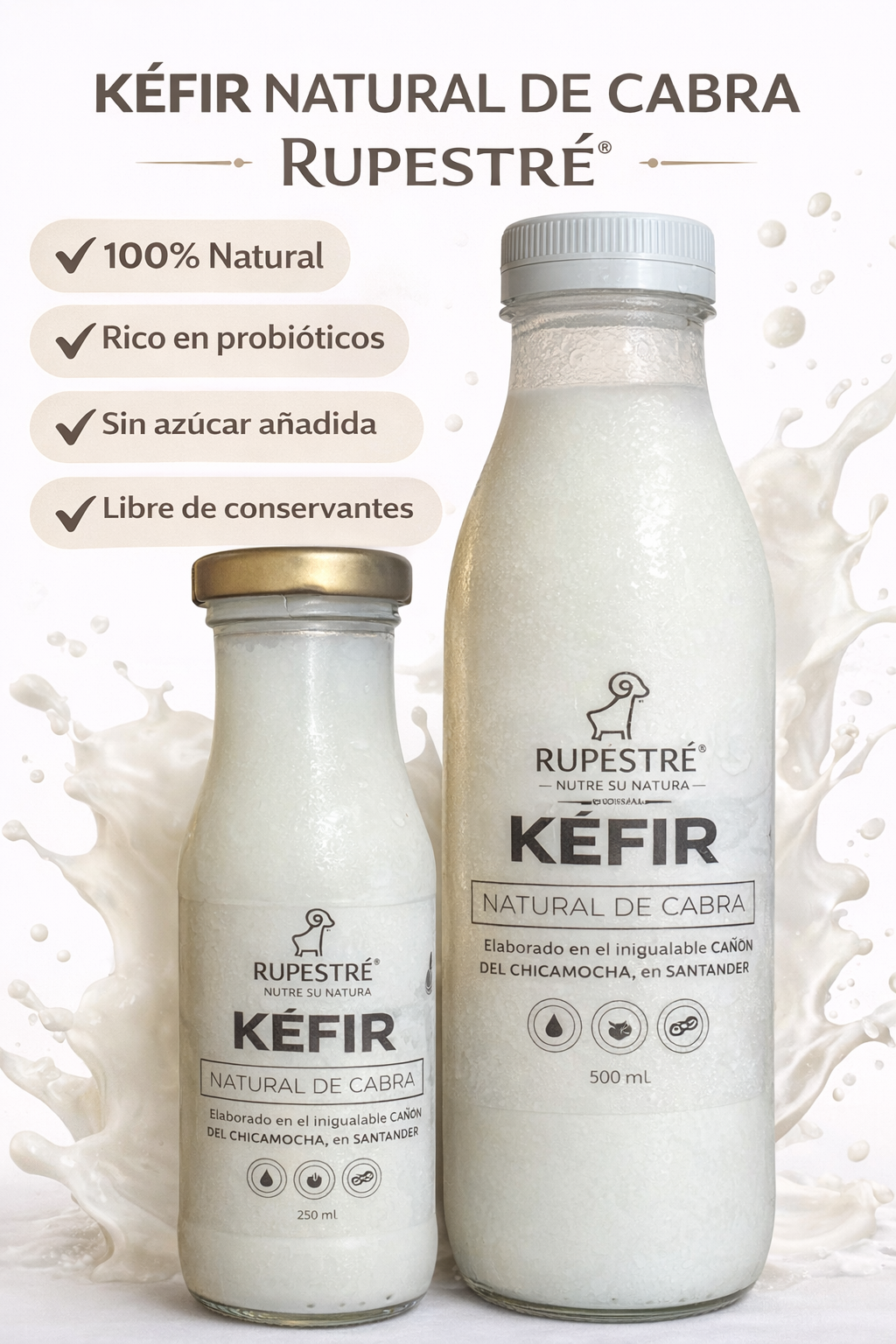 Kéfir en Leche de Cabra- Rupestre