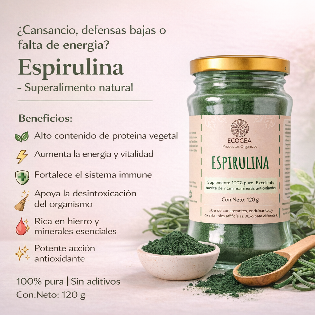 Espirulina -  Ecogea x120g