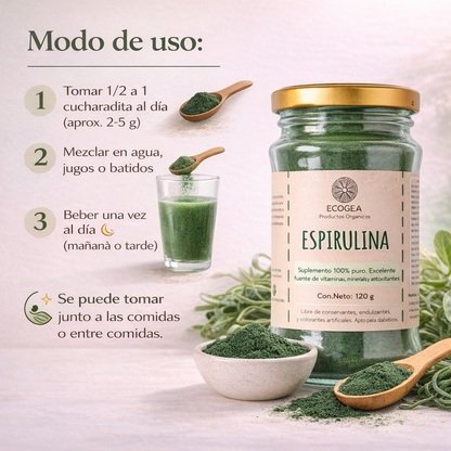 Espirulina -  Ecogea x120g