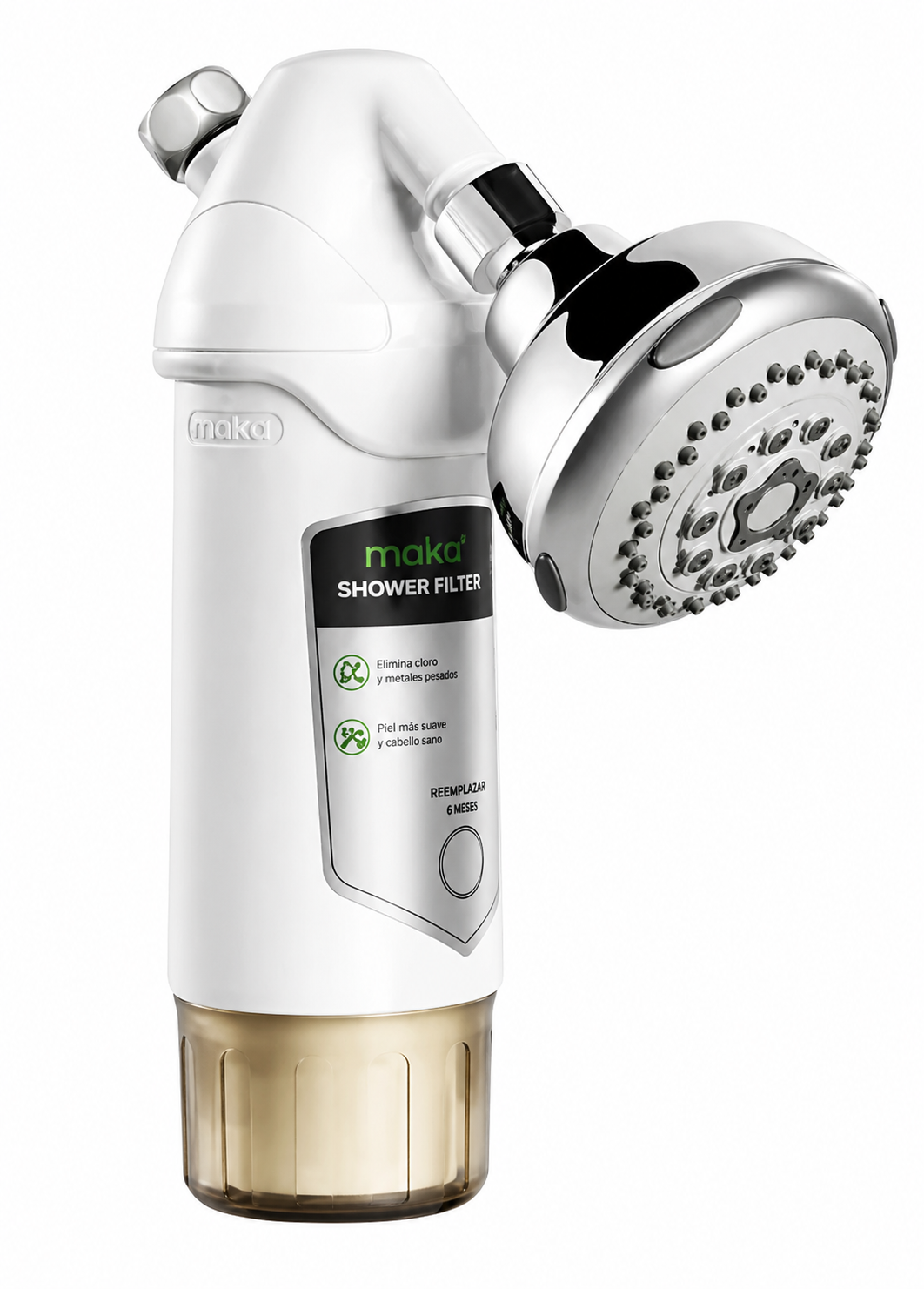 Ducha con Sistema de Filtro Purificador Agua Miniwell