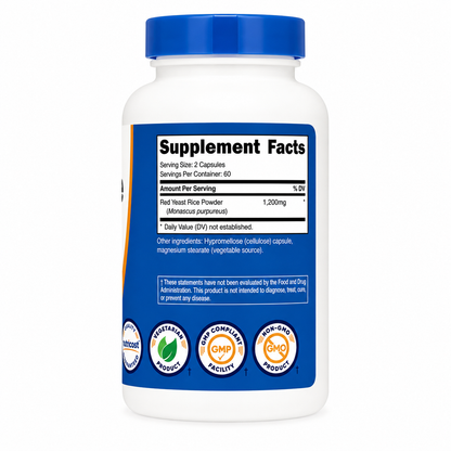 Red Yeast Rice Nutricost - 120caps