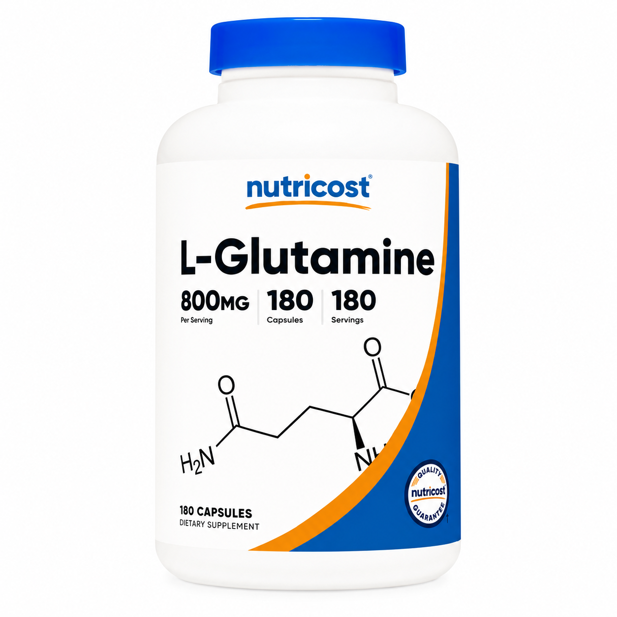 L-glutamine Nutricost - 180caps