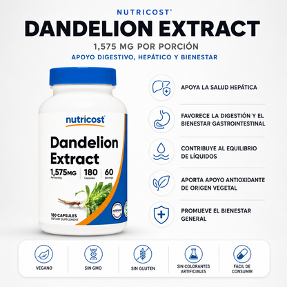 Dandelion extract Nutricost - 180caps