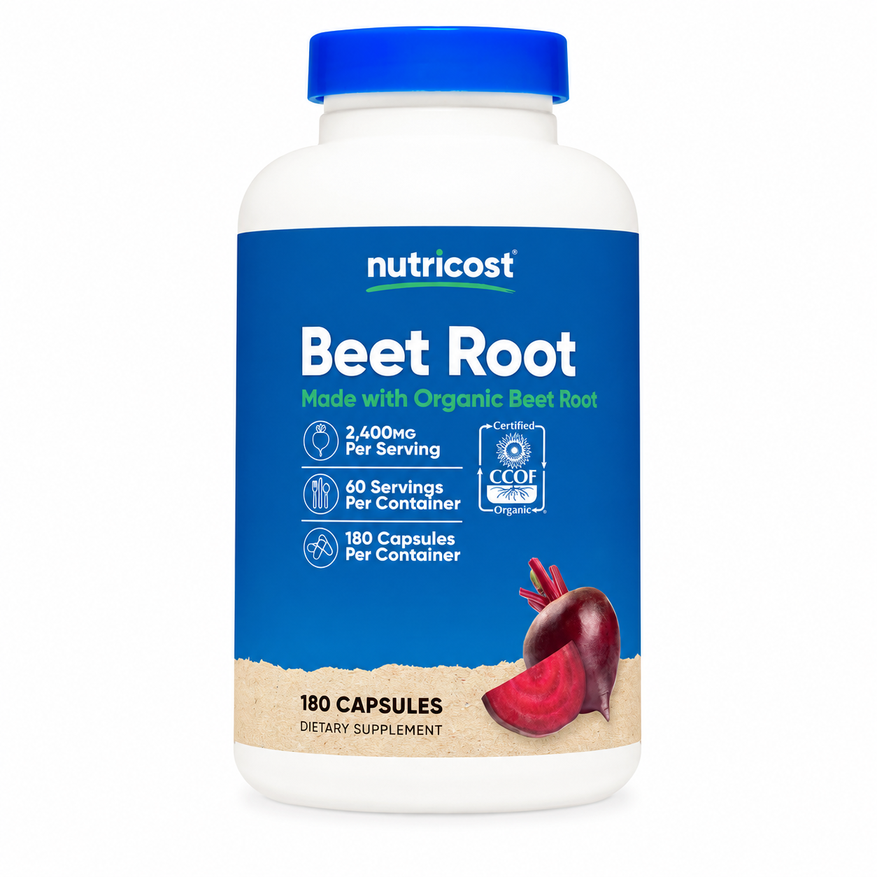 Beet Root Nutricost - 180caps