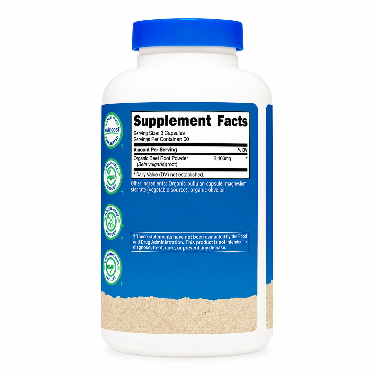 Beet Root Nutricost - 180caps