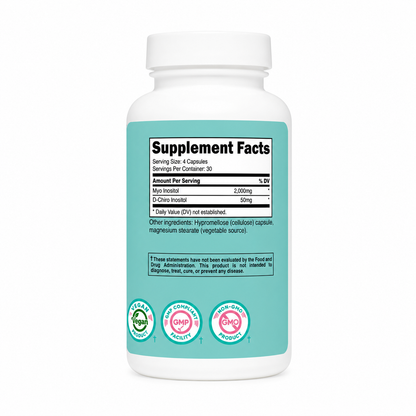 MYO & D-Chiro Inositol Nutricost - 120caps