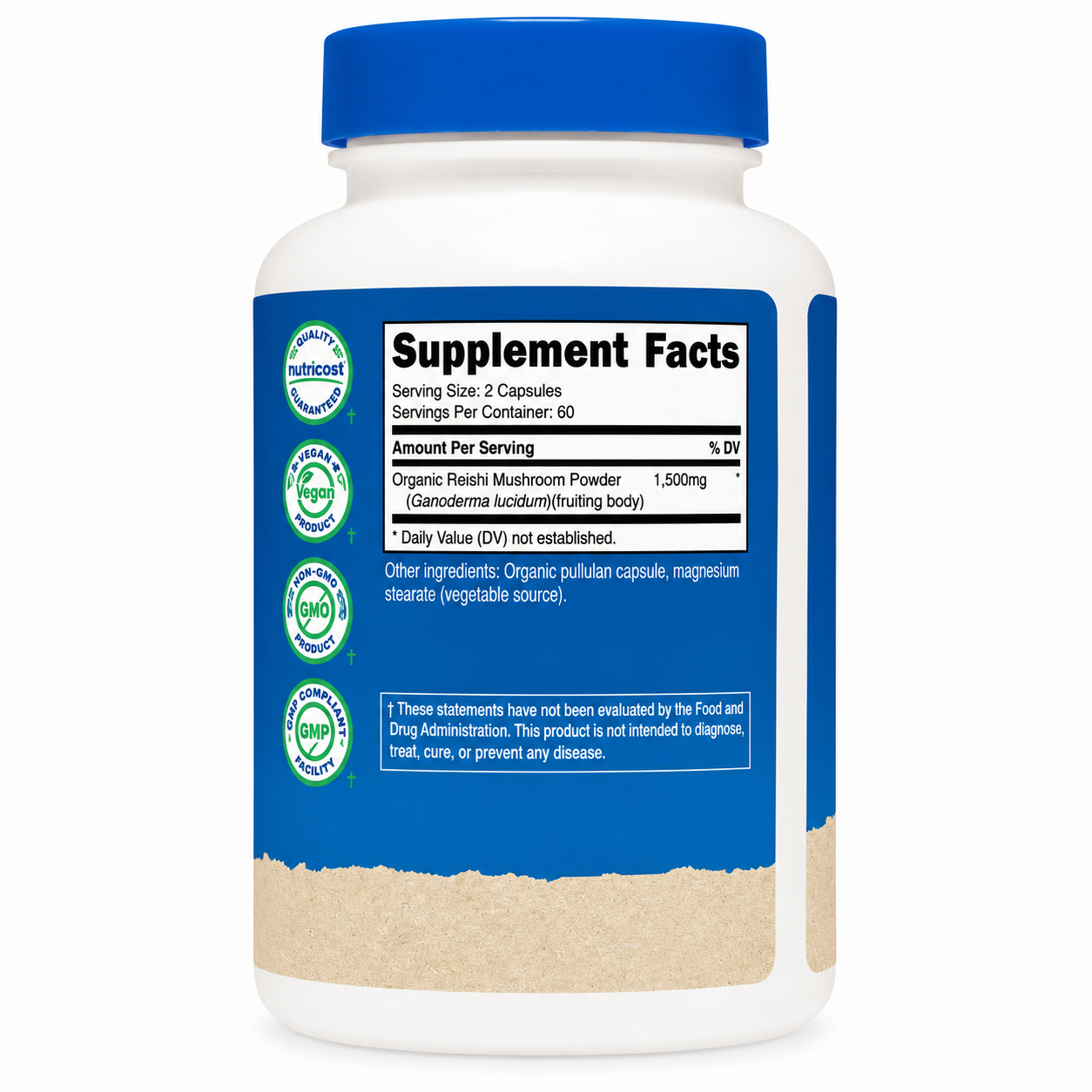 Reishi Mushroom Nutricost - 120 caps