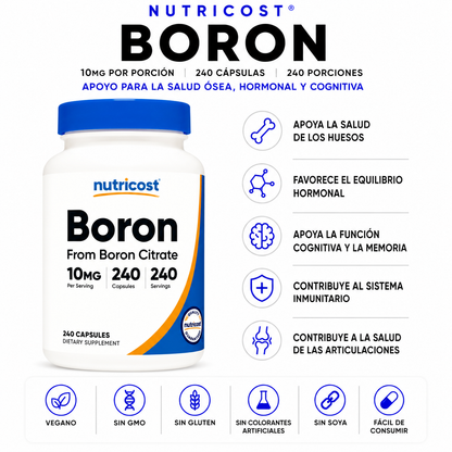 Boron Citrate Nutricost - 240cap