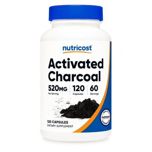 Activated Charcoal Nutricost - 120caps