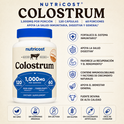 Colostrum Nutricost - 120cap