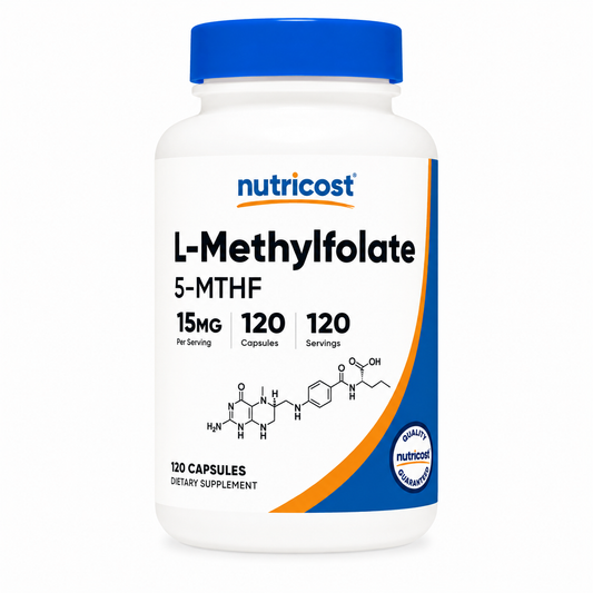 L-Methylfolate Nutricost - 120caps
