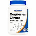 Citrato de Magnesio Nutricost - 240cap