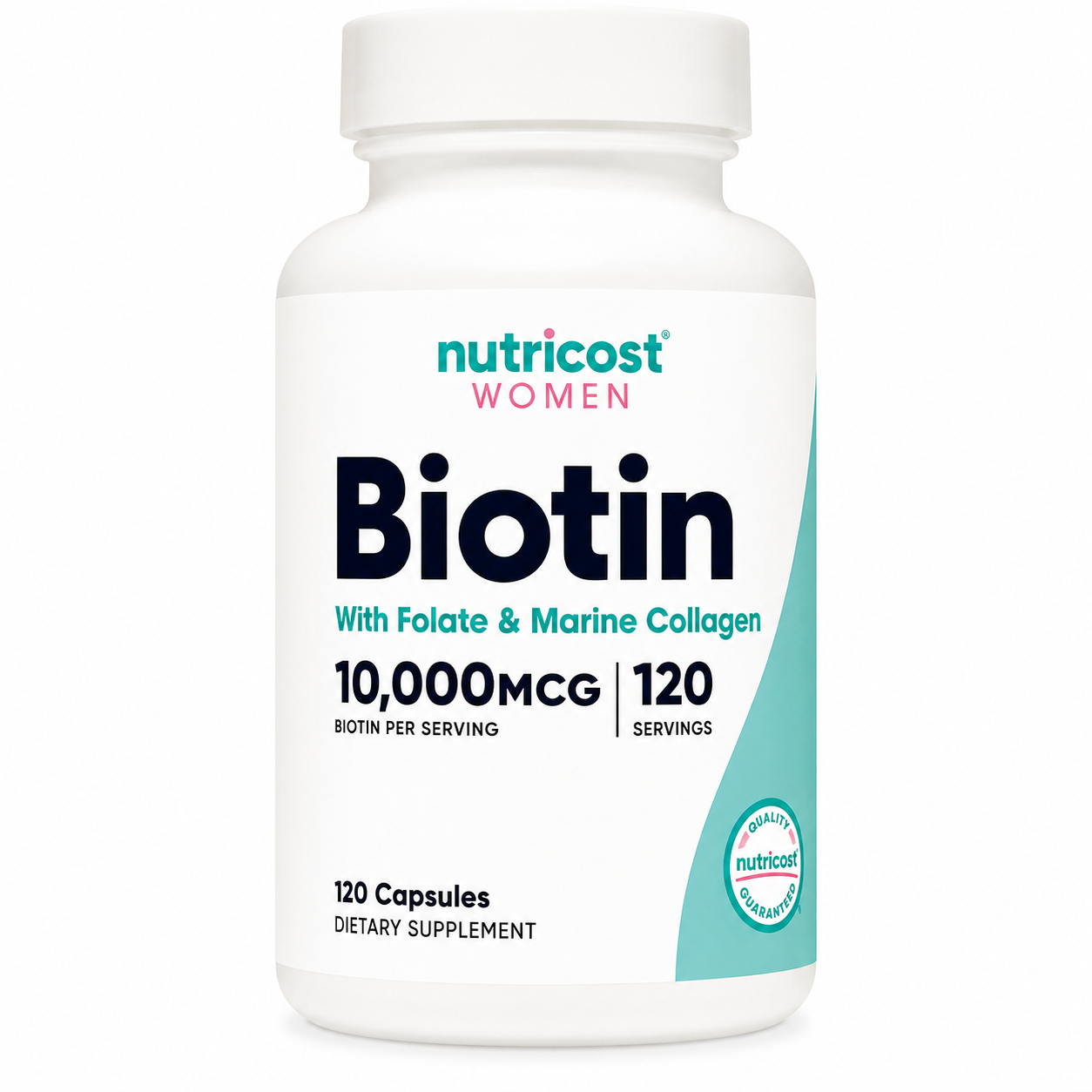 Biotina Para Mujeres Nutricost - 120cap