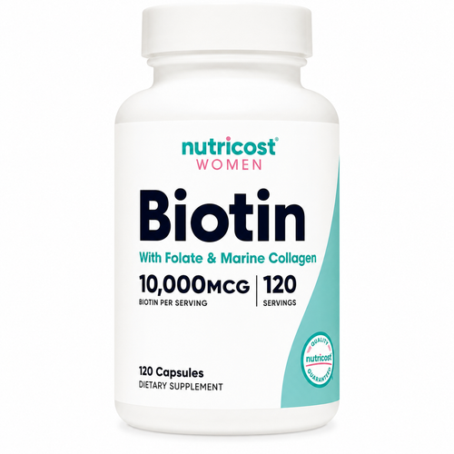 Biotina Para Mujeres Nutricost - 120cap