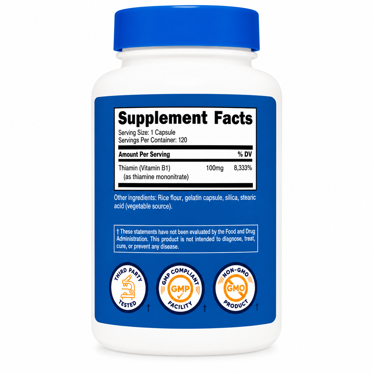 Vitamin B1 Nutricost - 120caps
