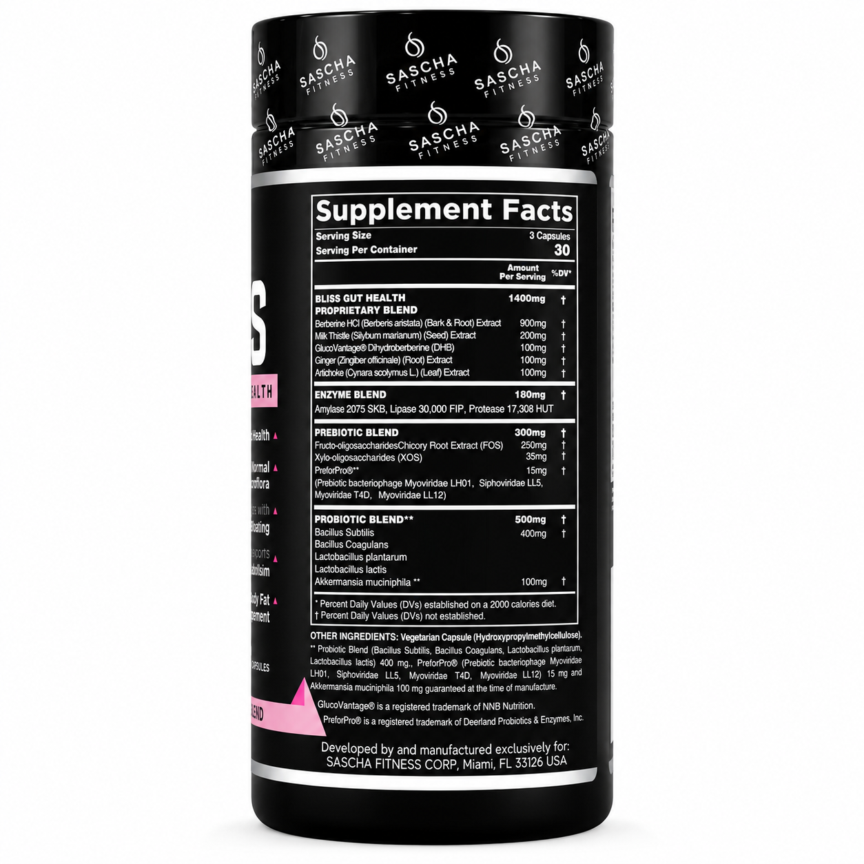 Bliss Sascha Fitness - 90caps