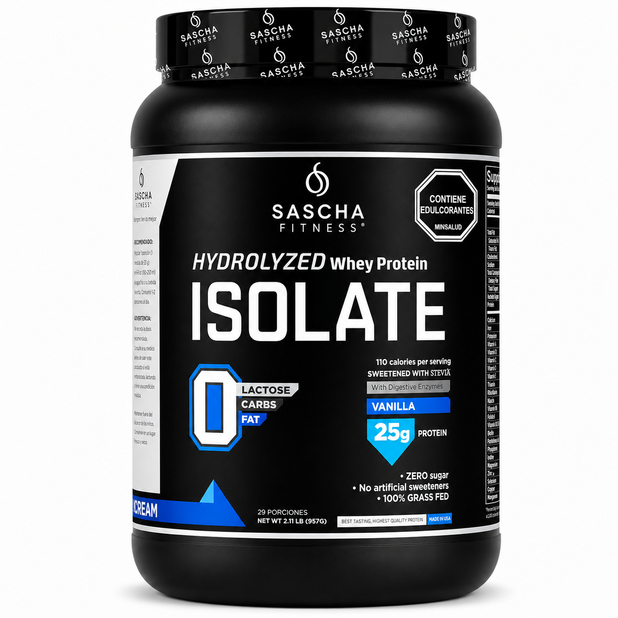 Proteína Isolate Sascha Fitness - 2.11 LB