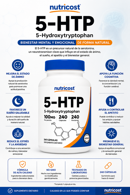 5-HTP - Nutricost x240 caps