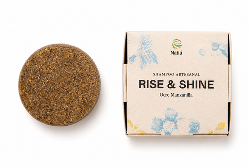Shampoo Sólido Rise & Shine Ocre Manzanilla - OIRIS (NATIU)