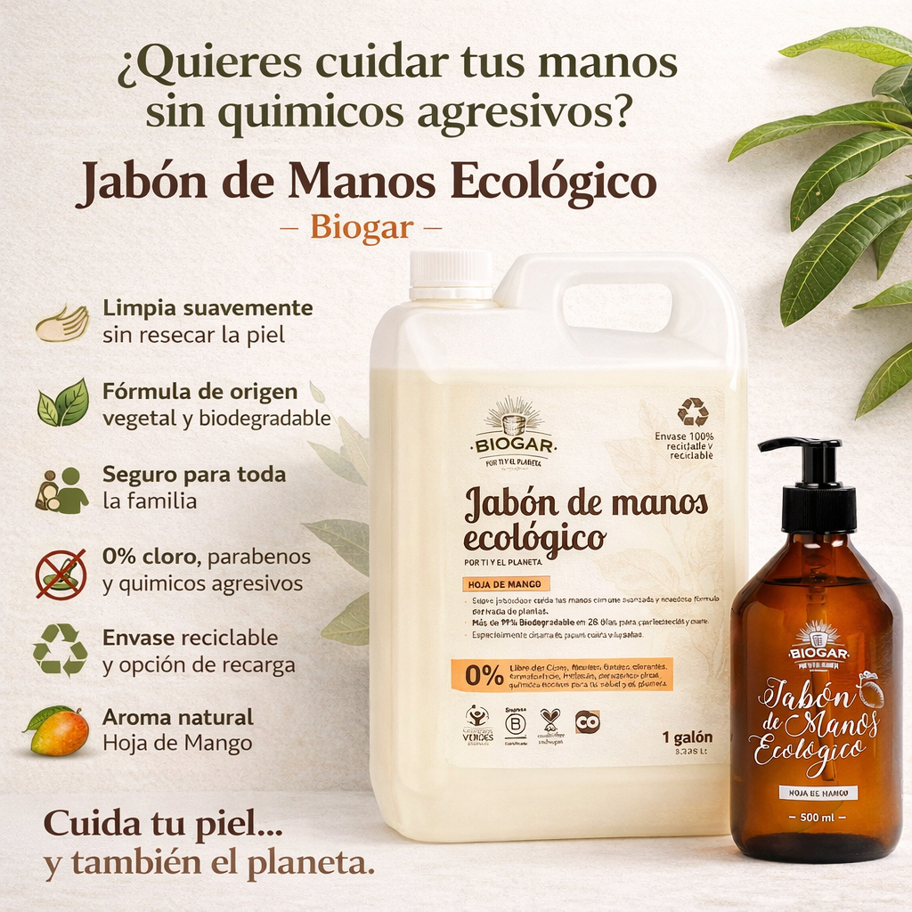 Jabón De Manos Hoja De Mango - Biogar