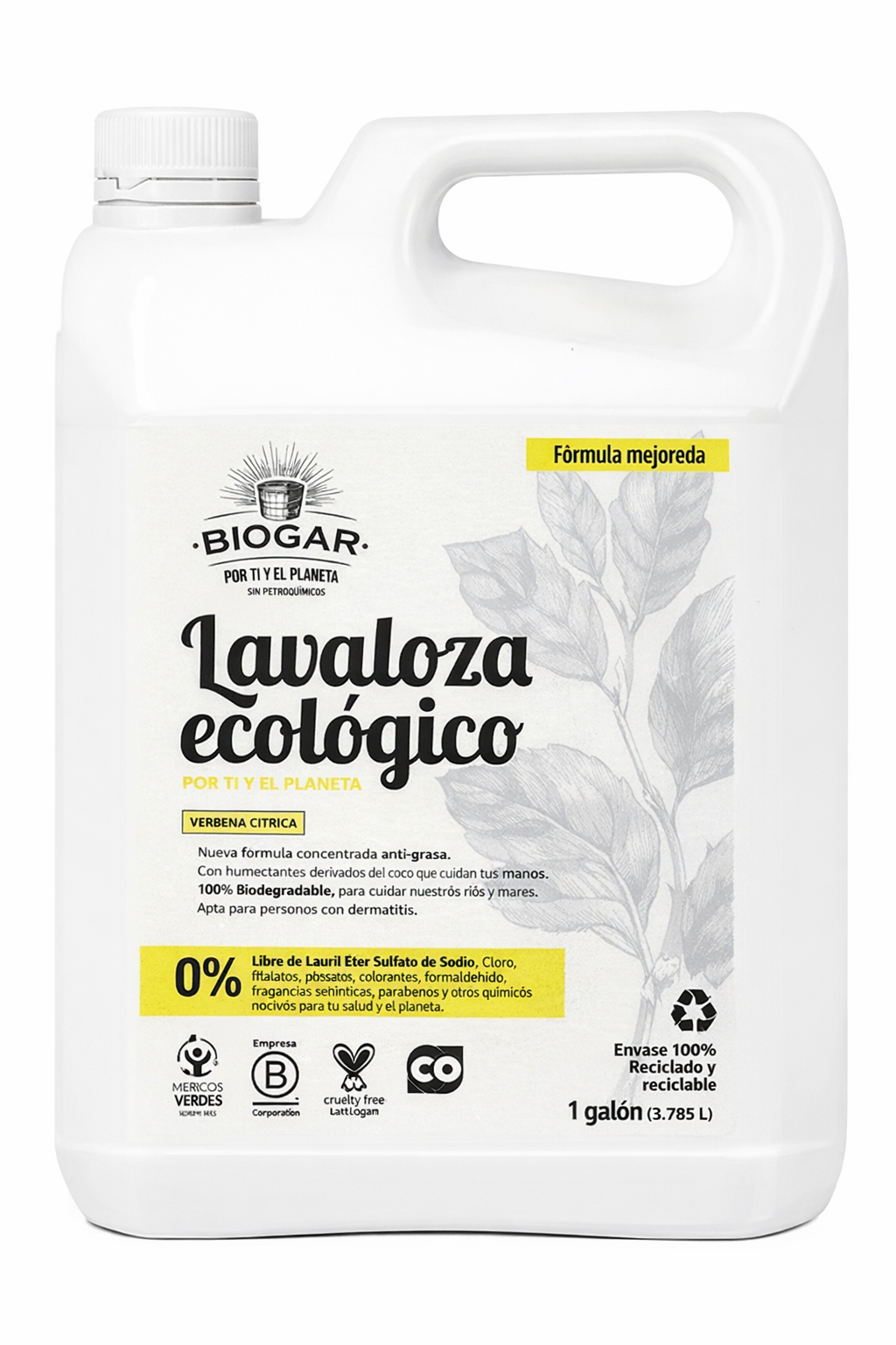 Lavaloza Verbena Cítrica Ecológico - Biogar