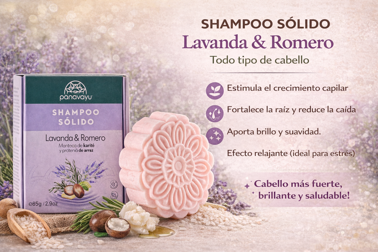 Shampoo Sólido - Panavayu x85g