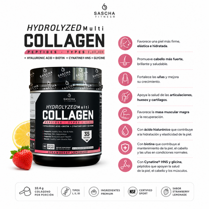 Colágeno Hidrolizado Sascha Fitness - 469 Gr