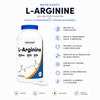 L-Arginina Nutricost - 300caps