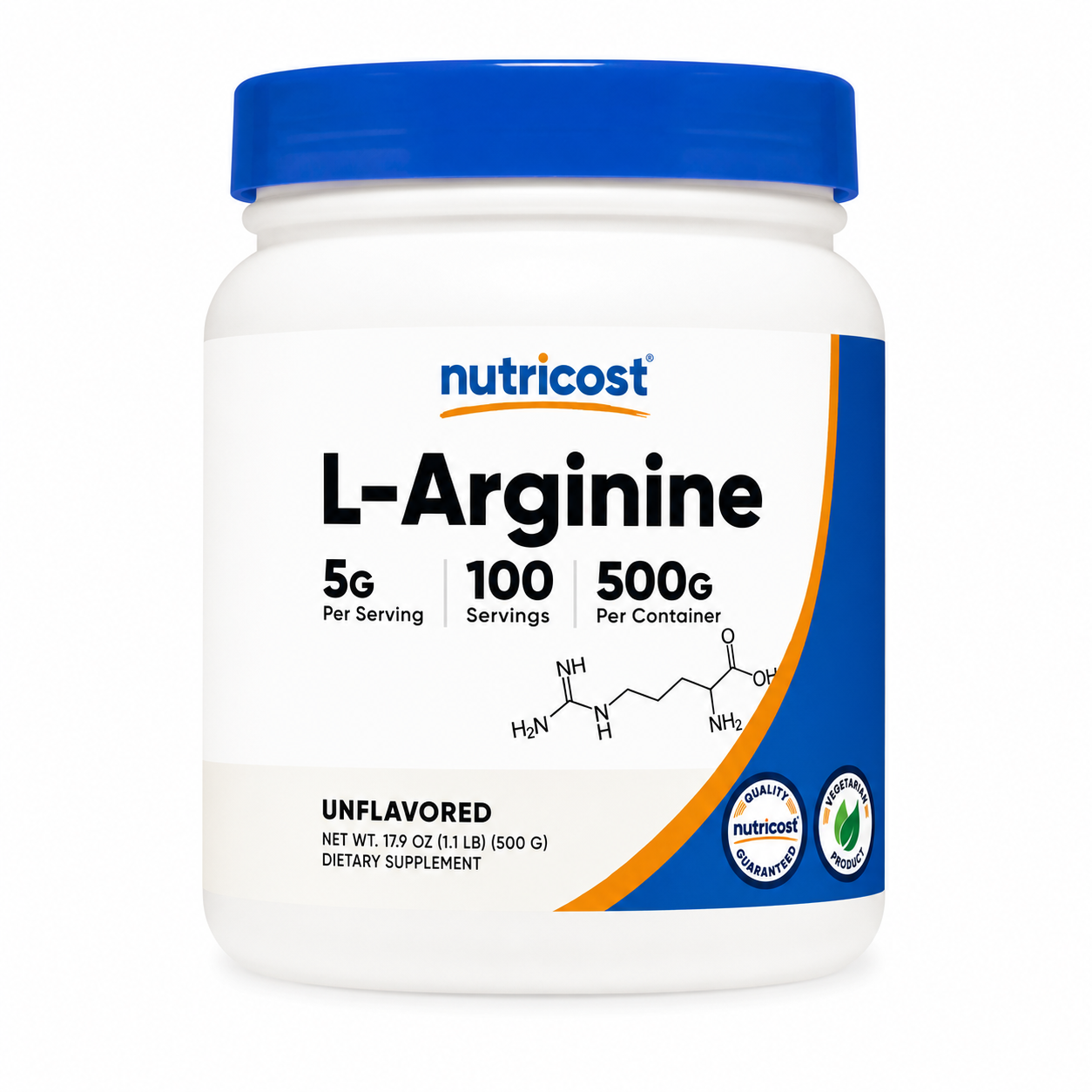 L-Arginine - Nutricost x500g