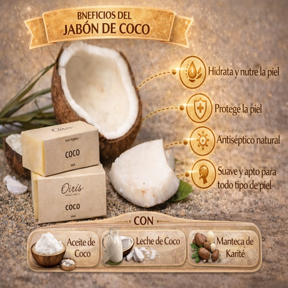 Jabón de coco - Oiris x90g