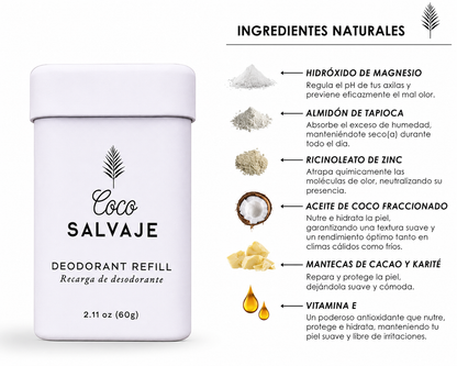 Desodorante Natural Galerazamba - Coco Salvaje