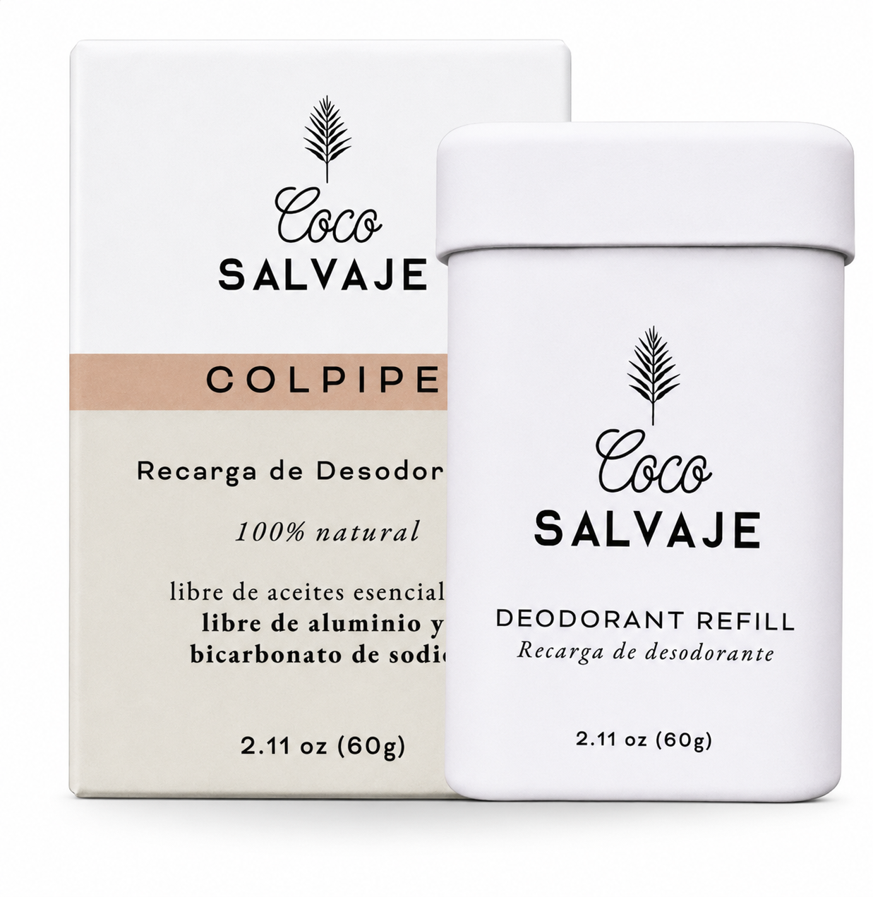 Desodorante Natural Colpipe - Coco Salvaje