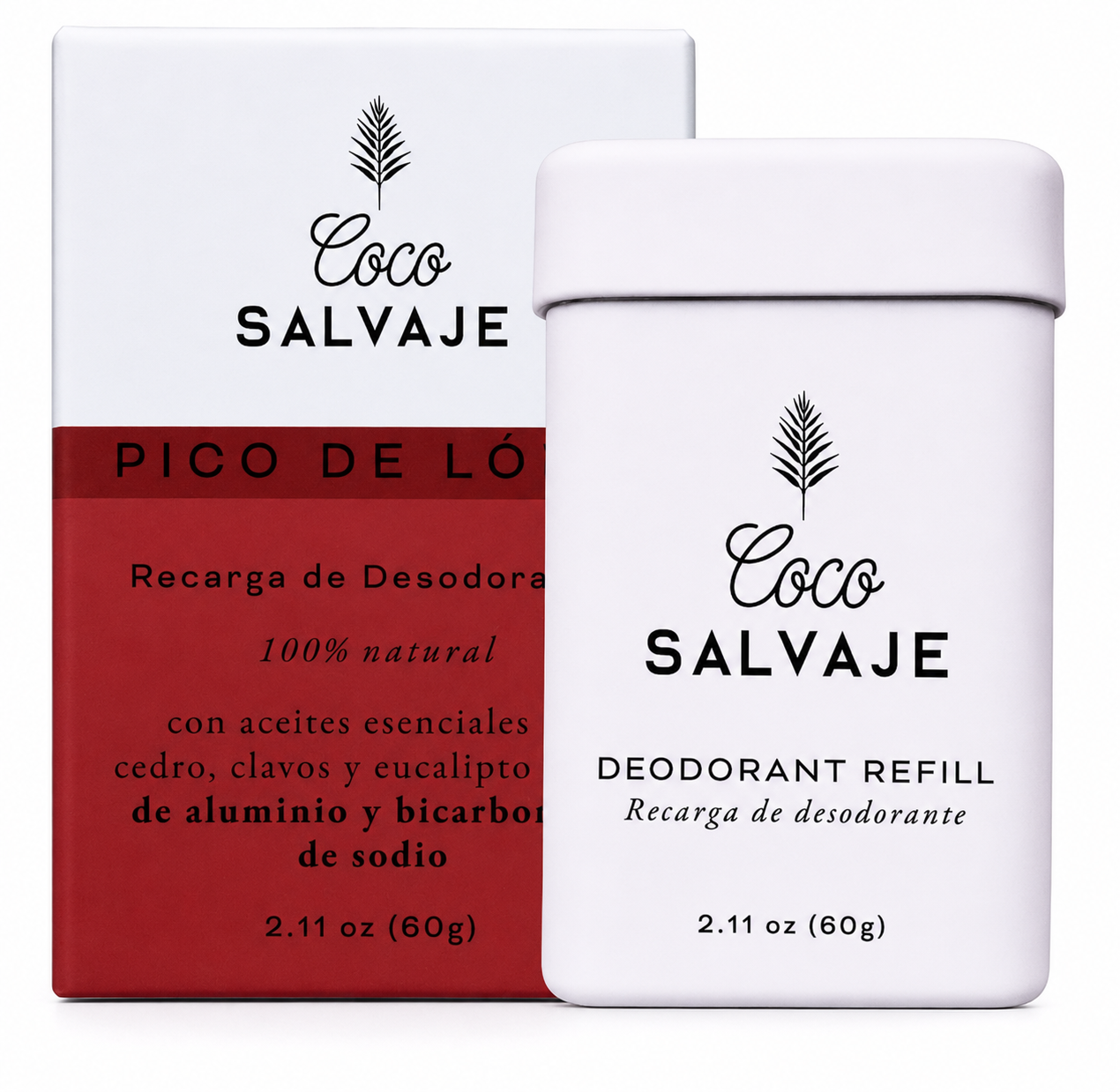 Desodorante Natural Pico de Loro - Coco Salvaje
