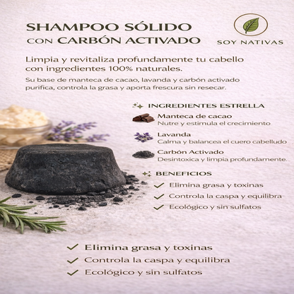 Shampoo Sólido Lavanda - Nativas x58g