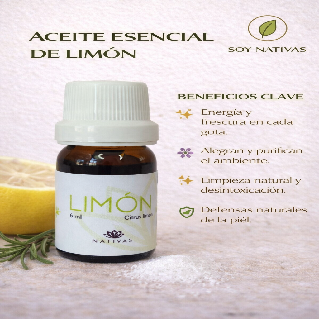 Aceite Esencial de Limón - Nativas x5ml