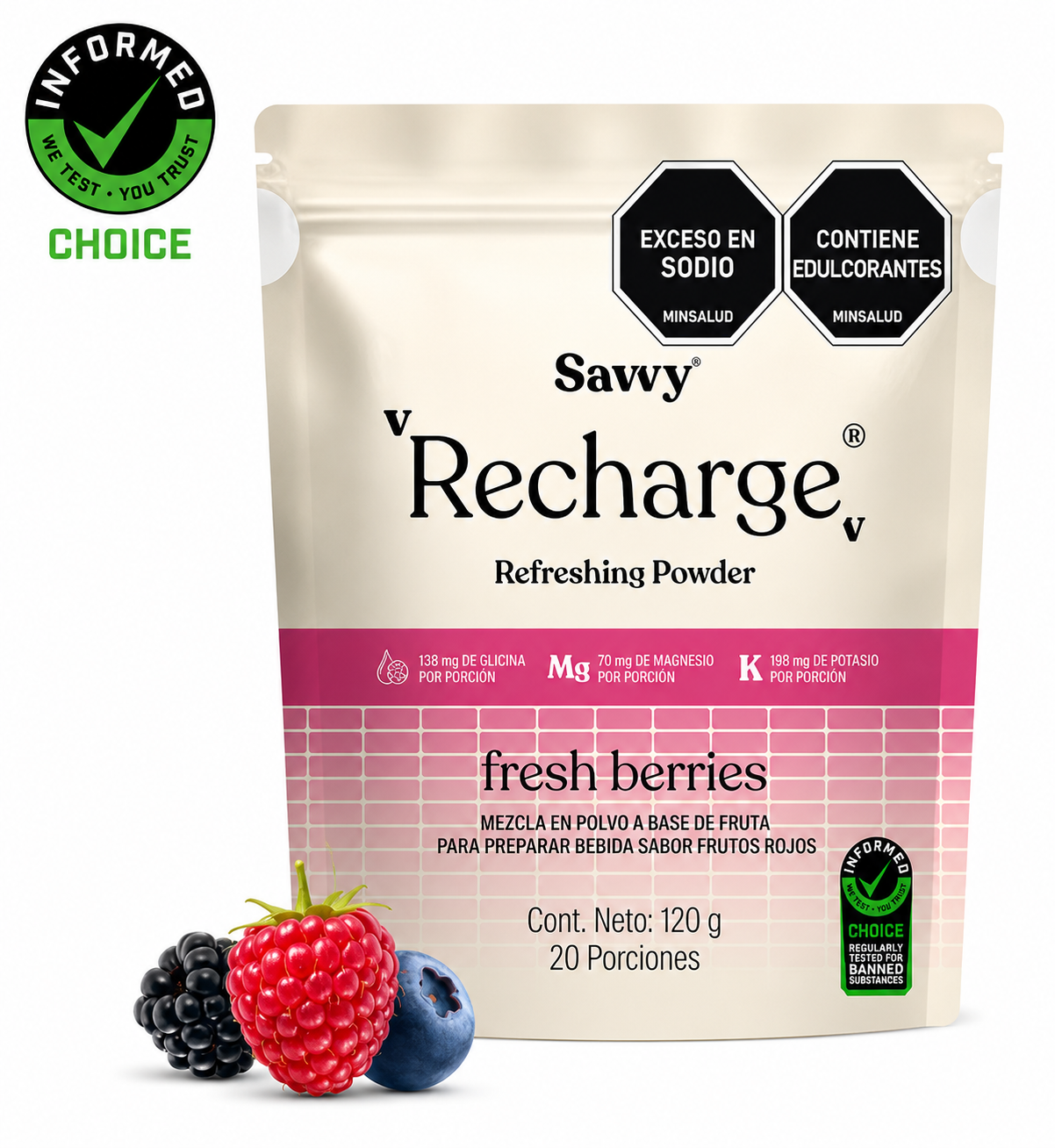 Sales minerales | Recharge - Savvy x120g