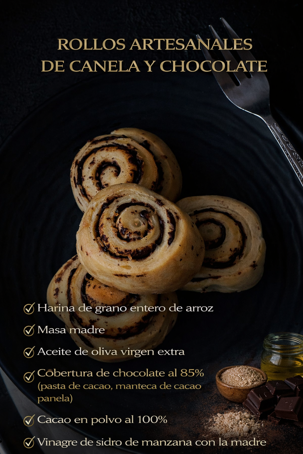 Rolls de Chocolate - Reborn x320g