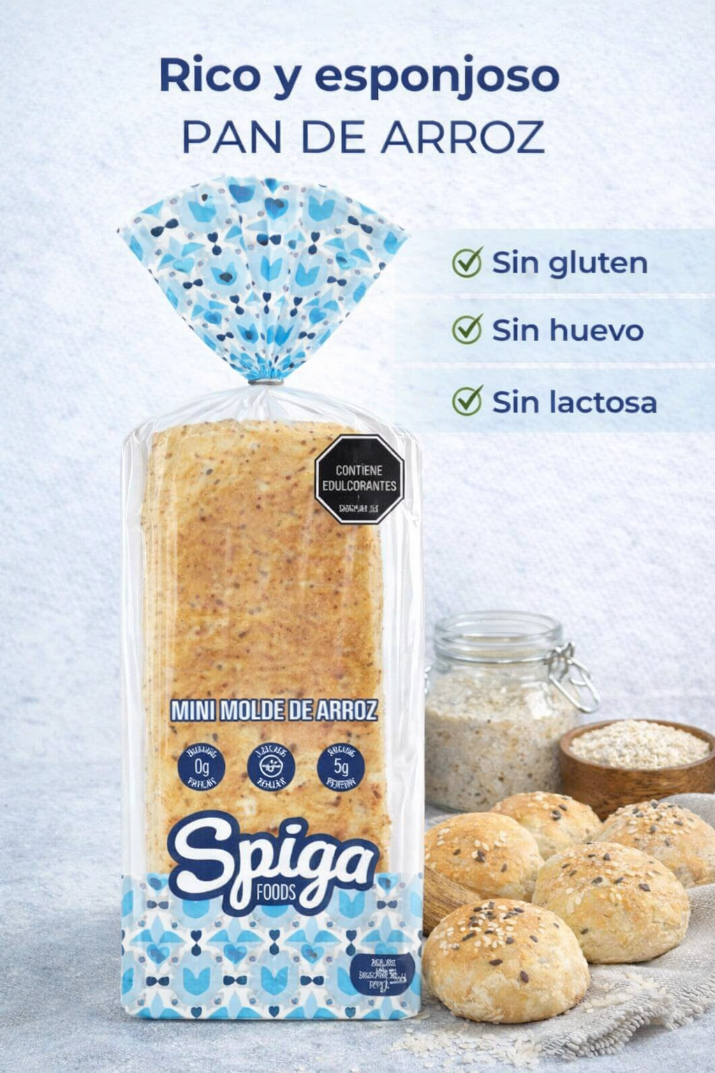 Mini Molde de Arroz - Spiga x 380g